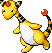 Ampharos Pixel Art gen3_ruby-sapphire - Pokemon Gallery