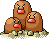 Dugtrio Pixel Art gen3_ruby-sapphire - Pokemon Gallery