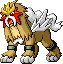 Entei Pixel Art gen3_ruby-sapphire - Pokemon Gallery