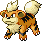 Growlithe Pixel Art gen3_ruby-sapphire - Pokemon Gallery