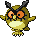 Hoothoot Pixel Art gen3_ruby-sapphire - Pokemon Gallery