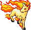 Rapidash Pixel Art gen3_ruby-sapphire - Pokemon Gallery