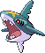 Sharpedo Pixel Art gen3_ruby-sapphire - Pokemon Gallery