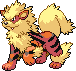 Arcanine Pixel Art gen4_heartgold-soulsilver - Pokemon Gallery