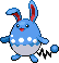 Azumarill Pixel Art gen4_heartgold-soulsilver - Pokemon Gallery