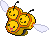 Combee Pixel Art gen4_heartgold-soulsilver - Pokemon Gallery