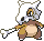 Cubone Pixel Art gen4_heartgold-soulsilver - Pokemon Gallery