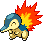 Cyndaquil Pixel Art gen4_heartgold-soulsilver - Pokemon Gallery