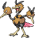 Dodrio Pixel Art gen4_heartgold-soulsilver - Pokemon Gallery