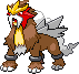 Entei Pixel Art gen4_heartgold-soulsilver - Pokemon Gallery