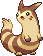 Furret Pixel Art gen4_heartgold-soulsilver - Pokemon Gallery