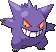 Gengar Pixel Art gen4_heartgold-soulsilver - Pokemon Gallery