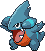 Gible Pixel Art gen4_heartgold-soulsilver - Pokemon Gallery