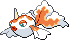 Goldeen Pixel Art gen4_heartgold-soulsilver - Pokemon Gallery