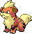 Growlithe Pixel Art gen4_heartgold-soulsilver - Pokemon Gallery