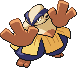 Hariyama Pixel Art gen4_heartgold-soulsilver - Pokemon Gallery