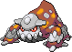 Heatran Pixel Art gen4_heartgold-soulsilver - Pokemon Gallery