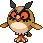 Hoothoot Pixel Art gen4_heartgold-soulsilver - Pokemon Gallery