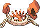 Kingler Pixel Art gen4_heartgold-soulsilver - Pokemon Gallery