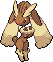 Lopunny Pixel Art gen4_heartgold-soulsilver - Pokemon Gallery