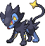 Luxray Pixel Art gen4_heartgold-soulsilver - Pokemon Gallery