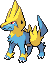 Manectric Pixel Art gen4_heartgold-soulsilver - Pokemon Gallery