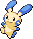 Minun Pixel Art gen4_heartgold-soulsilver - Pokemon Gallery