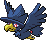 Murkrow Pixel Art gen4_heartgold-soulsilver - Pokemon Gallery