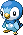 Piplup Pixel Art gen4_heartgold-soulsilver - Pokemon Gallery