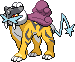 Raikou Pixel Art gen4_heartgold-soulsilver - Pokemon Gallery