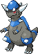 Rampardos Pixel Art gen4_heartgold-soulsilver - Pokemon Gallery