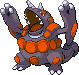 Rhyperior Pixel Art gen4_heartgold-soulsilver - Pokemon Gallery