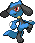 Riolu Pixel Art gen4_heartgold-soulsilver - Pokemon Gallery