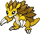 Sandslash Pixel Art gen4_heartgold-soulsilver - Pokemon Gallery