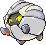 Shelgon Pixel Art gen4_heartgold-soulsilver - Pokemon Gallery