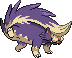 Skuntank Pixel Art gen4_heartgold-soulsilver - Pokemon Gallery