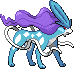 Suicune Pixel Art gen4_heartgold-soulsilver - Pokemon Gallery