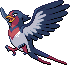 Swellow Pixel Art gen4_heartgold-soulsilver - Pokemon Gallery