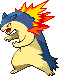 Typhlosion Pixel Art gen4_heartgold-soulsilver - Pokemon Gallery