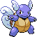 Wartortle Pixel Art gen4_heartgold-soulsilver - Pokemon Gallery