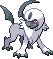 Absol Pixel Art gen4_platinum - Pokemon Gallery