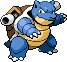 Blastoise Pixel Art gen4_platinum - Pokemon Gallery