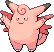 Clefable Pixel Art gen4_platinum - Pokemon Gallery