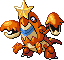 Crawdaunt Pixel Art gen4_platinum - Pokemon Gallery