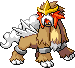 Entei Pixel Art gen4_platinum - Pokemon Gallery