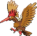 Fearow Pixel Art gen4_platinum - Pokemon Gallery