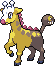 Girafarig Pixel Art gen4_platinum - Pokemon Gallery