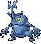 Heracross Pixel Art gen4_platinum - Pokemon Gallery