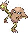 Hitmonlee Pixel Art gen4_platinum - Pokemon Gallery