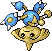 Hitmontop Pixel Art gen4_platinum - Pokemon Gallery